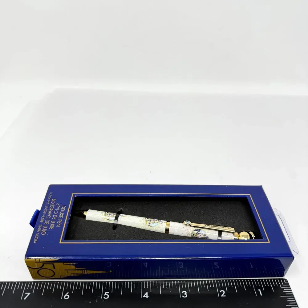 Walt Disney World 50TH Anniversary Mickey Ears Deluxe Pen Collect Castle NEW